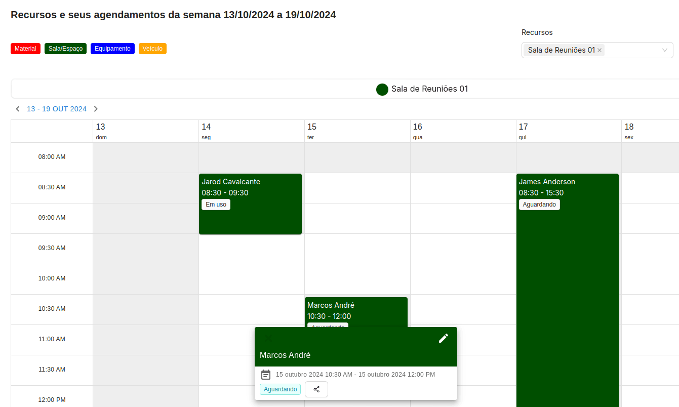 Imagem de um calendário de recursos - recursofy